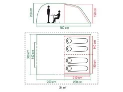 Coleman Vespucci 4 Tunneltent -Wildernis Kampeer Winkel 357052 357052 images other coleman vespucci 4 3 2 ecommerce