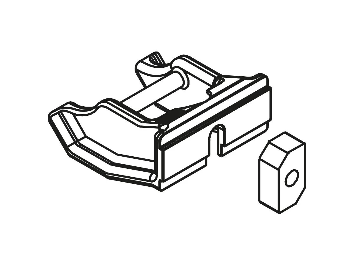 Fiamma Middenhouder Voorlijst Rafter F45S 4 Fiamma Middenhouder Voorlijst Rafter F45S - Afbeelding 2