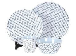 Bo-Camp Mix & Match Blauw 16-delig Serviesset -Wildernis Kampeer Winkel bo camp mix match 16 delig serviesset 4 ecommerce