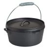 Merkloos Cast Iron 8 Liter Gietijzeren Braadpan -Wildernis Kampeer Winkel cast iron 4liter gietijzeren braadpan ecommerce d2a4
