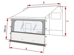 Fiamma Blocker Pro Voorwand 435 -Wildernis Kampeer Winkel fiamma blocker pro 4 ecommerce 182a 25 1