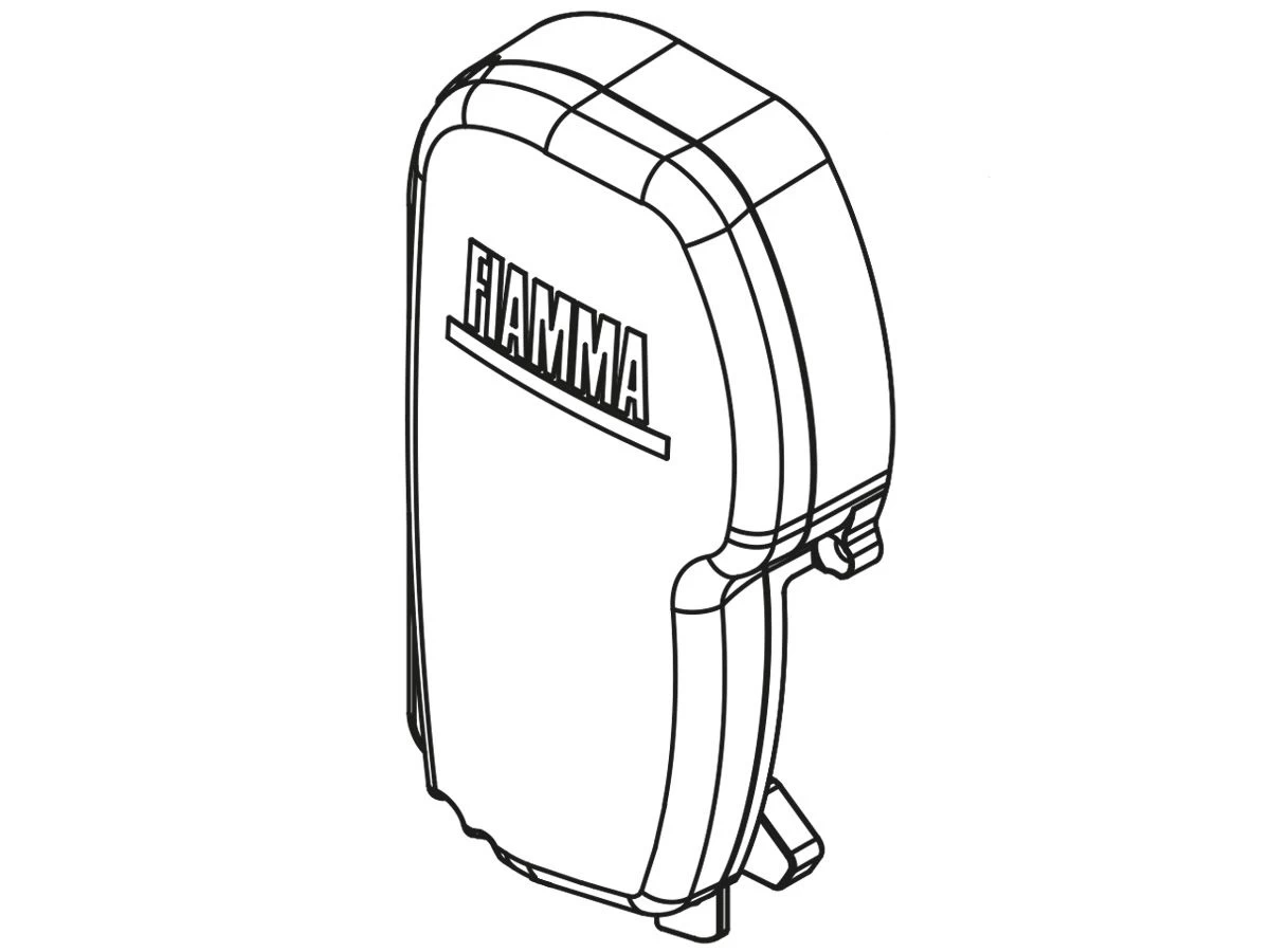 Fiamma Eindkap Cassette Links F45L 3 Fiamma Eindkap Cassette Links F45L