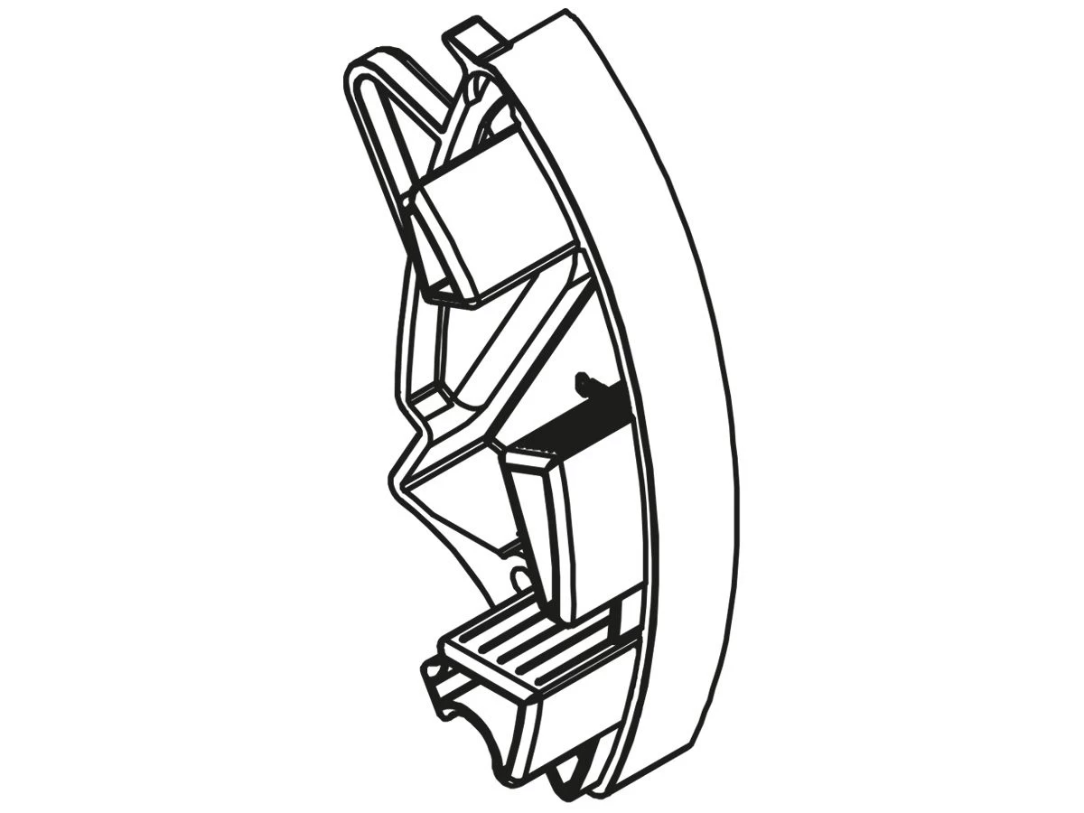 Fiamma Eindkap Voorlijst Rechts F65S 3 Fiamma Eindkap Voorlijst Rechts F65S