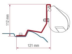 Fiamma F35 Adapter Viano V-Class Vito Marco Polo