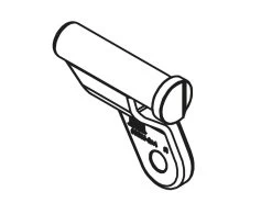 Fiamma Scharnierstuk Staander Aluminium Rechts F45S