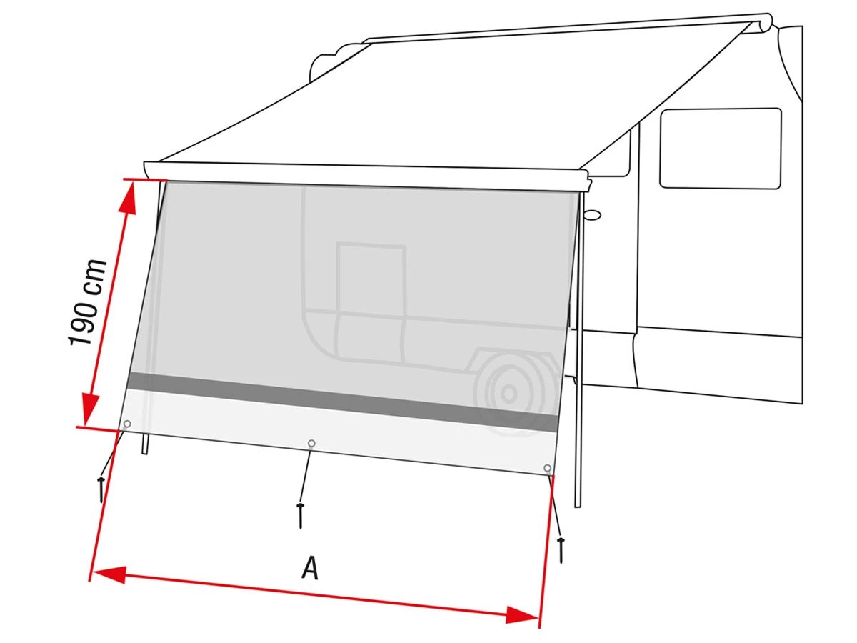 Fiamma Sun View XL Grey Voorwand 410 5 Fiamma Sun View XL Grey Voorwand 410 - Afbeelding 3