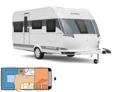 Hobby De Luxe 455 UF Caravan