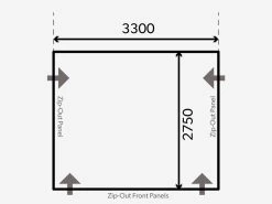 Dometic Club Air Pro 330 M Voortent -Wildernis Kampeer Winkel kampa dometic plattegrond club 330 m 2021 ecommerce 23d9