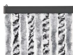 Obelink Zwart/grijs Gestreept Chenille Gordijn -Wildernis Kampeer Winkel obelink chenille gordijn 3 ecommerce b2d1 1