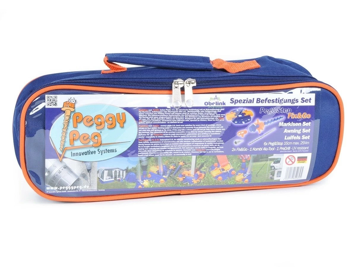Peggy Peg Fix & Go Obelink Luifelset 4 Peggy Peg Fix & Go Obelink Luifelset - Afbeelding 2