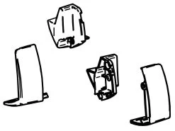 Thule Omnistor Set Eindkappen Voorlijst 5102