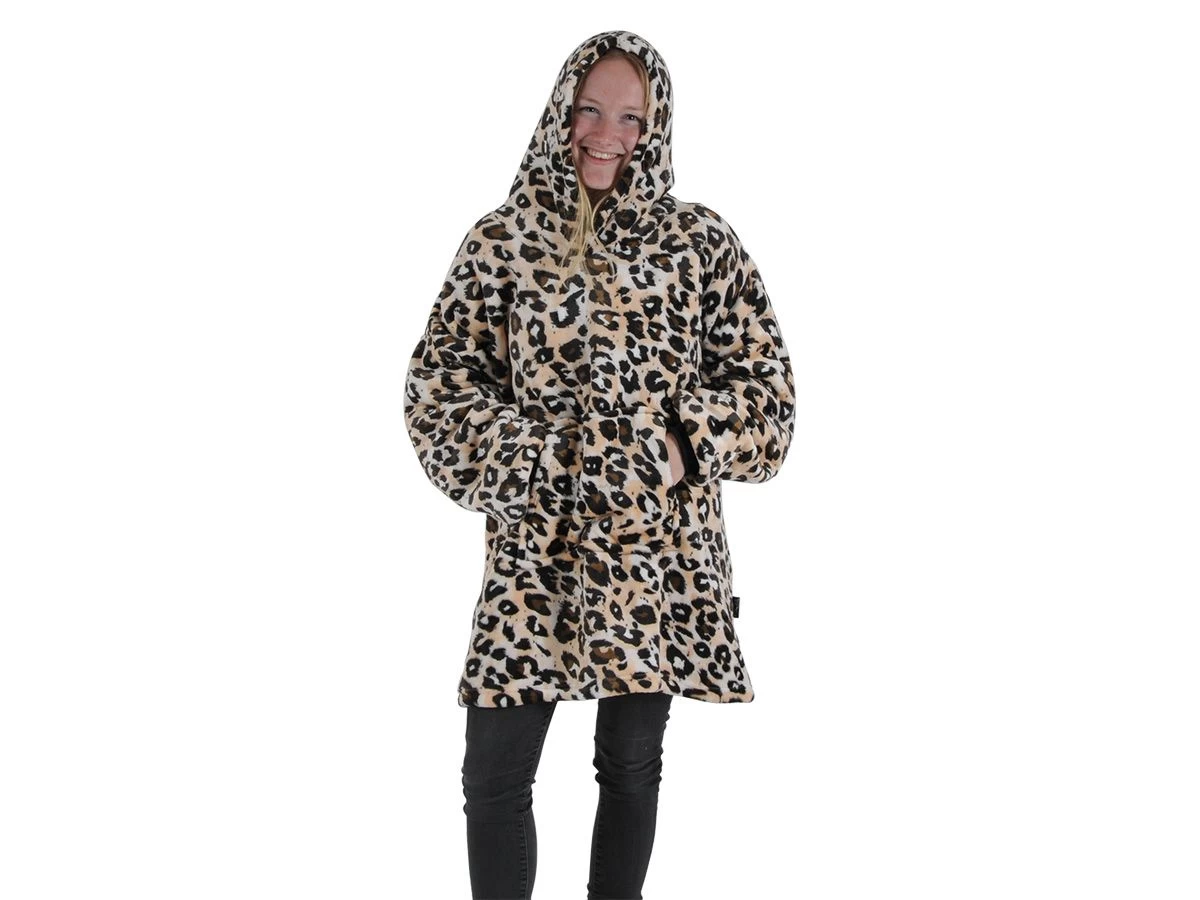 Unique Living Oversized Panterprint Hoodie 4 Unique Living Oversized Panterprint Hoodie - Afbeelding 2